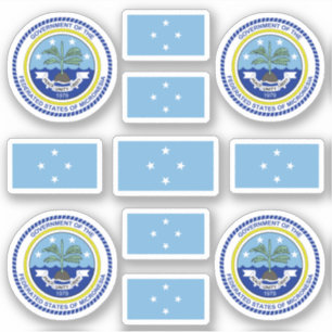 Symbolen van de Micronesische staat / wapenschild  Sticker