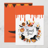 Symbolen van de Partij voor de Vrijdag van de Hall Bedankkaart (Voorkant / Achterkant)