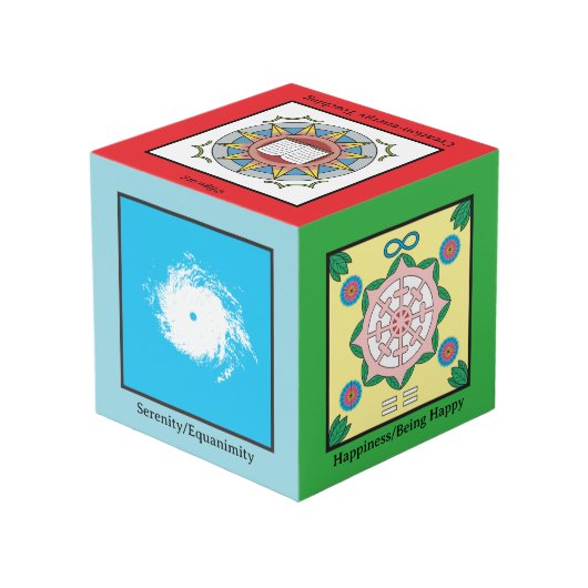 Symbolen van de Schepping-energie Lering Kubus (Achter hoekig)