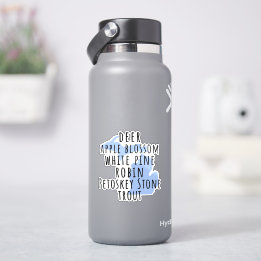 Symbolen van de staat Michigan Vinyl Stickers