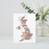 Symbolen van Engelstalige kaart (Staand voorkant)