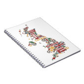 Symbolen van Engelstalige kaart Notitieboek (Rechterzijde)