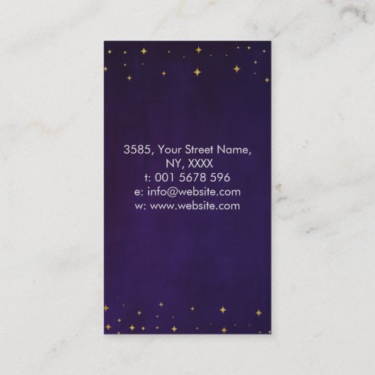 Symbolen van Hecate Ornament Visitekaartje (Achterkant)