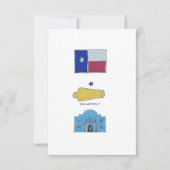 Symbolen van het Briefkaart Texas (Voorkant)