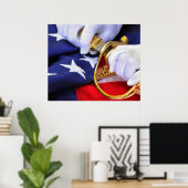 Symbolen van het Poster van de zeekorps van de Ver (Thuiskantoor)