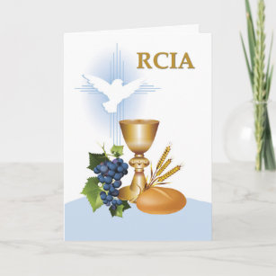 Symbolen van het Sacrament van Gelukwensen RCIA de Kaart