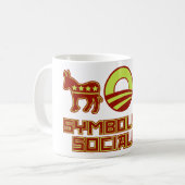 Symbolen van het socialisme koffiemok (Voorkant links)