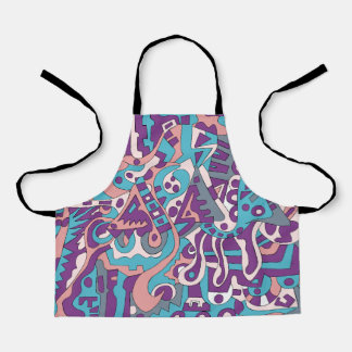 Symbolen van kennis schort