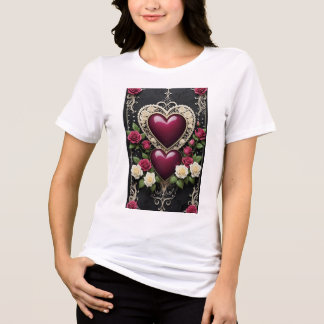 Symbolen van liefde en verbinding Tri-Blend shirt