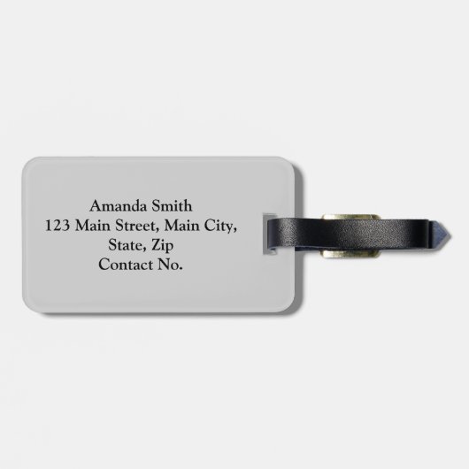 Symbolen van New York City Bagagelabel (Achterkant horizontaal)