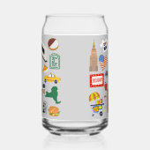 Symbolen van New York City Blikvorm Glas (Links)