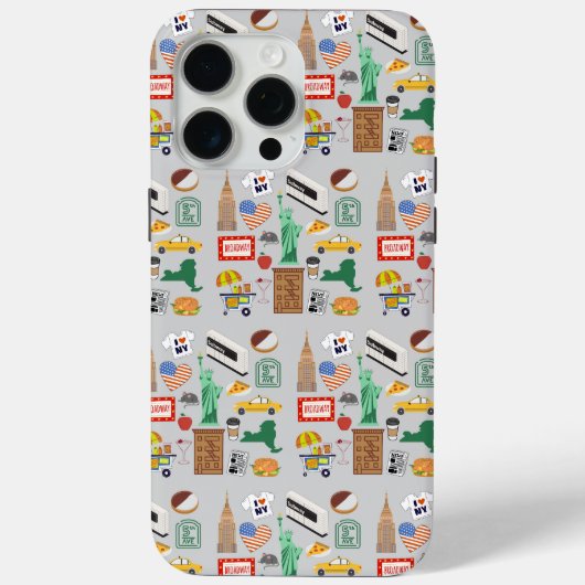 Symbolen van New York City Case-Mate iPhone Case (Achterkant)