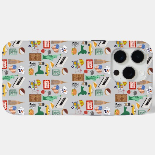 Symbolen van New York City Case-Mate iPhone Case (Achterkant (horizontaal))