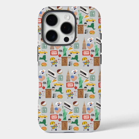 Symbolen van New York City Case-Mate iPhone Case (Achterkant)