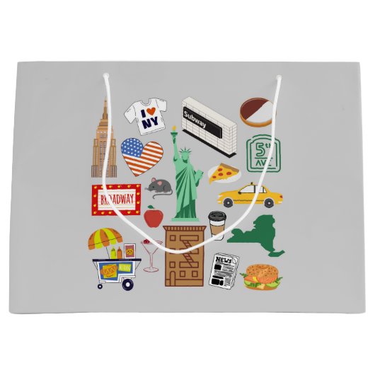Symbolen van New York City Groot Cadeauzakje (Voorkant)