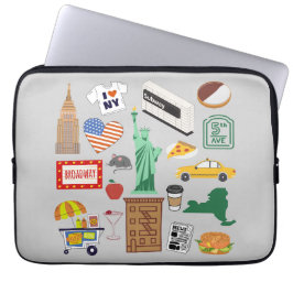Symbolen van New York City Laptop Sleeve
