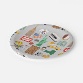 Symbolen van New York City Papieren Bordje (Gekanteld)