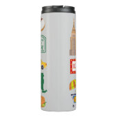 Symbolen van New York City Thermosbeker (Achterkant)