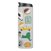 Symbolen van New York City Thermosbeker (Geroteerd rechts)