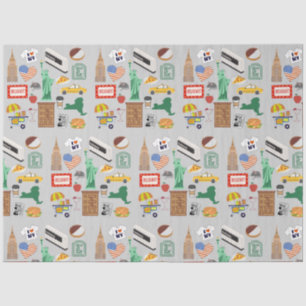 Symbolen van New York City Tissuepapier