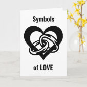 SYMBOLEN VAN (ONZE) LOVE OP ONS JUBILEUM KAART (Gele Bloem)