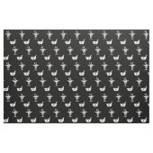 Symbolen van Pharmacy Black Stof (Fat Quarter)
