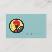 Symbolen van Portugal - Galo de Barcelos Visitekaartje (Achterkant)