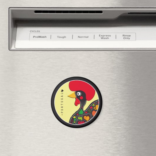 Symbolen van Portugal - Rooster Magneet (Insitu (Vaatwasser))