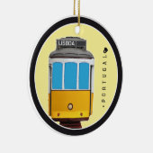 Symbolen van Portugal - Tram van Lissabon Keramisch Ornament (Rechts)
