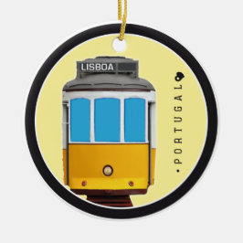 Symbolen van Portugal - Tram van Lissabon Keramisch Ornament