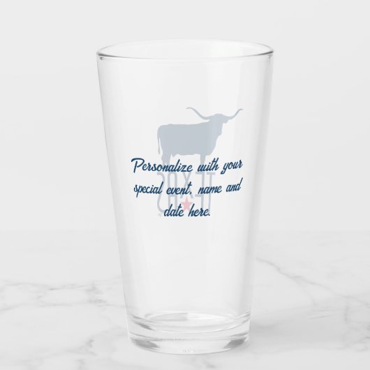 Symbolen van Texas, Londen, marine Glas (Achterkant)