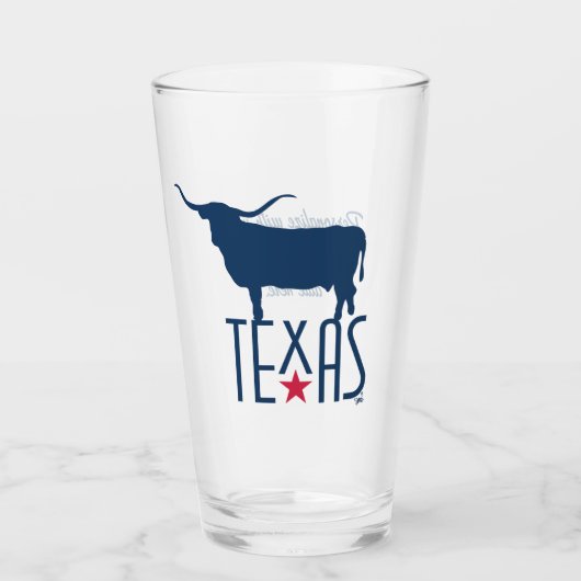 Symbolen van Texas, Londen, marine Glas (Voorkant)