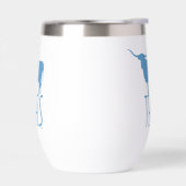 Symbolen van Texas, Longhorn, blauw (Links)