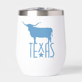 Symbolen van Texas, Longhorn, blauw