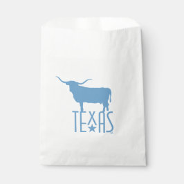 Symbolen van Texas, Longhorn, blauw Bedankzakje
