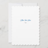 Symbolen van Texas, Longhorn, blauw Kaart (Achterkant)