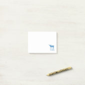 Symbolen van Texas, Longhorn, blauw Post-it® Notes (Op bureau)