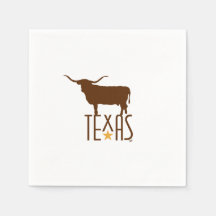 Symbolen van Texas, Longhorn, bruin