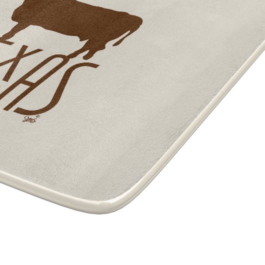 Symbolen van Texas, Longhorn, bruin Snijplank (Hoek)