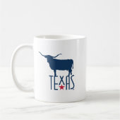 Symbolen van Texas, Longhorn, marine Koffiemok (Links)