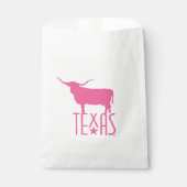 Symbolen van Texas, Longhorn, roze Bedankzakje (Voorkant)