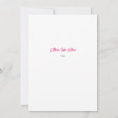 Symbolen van Texas, Longhorn, roze Kaart (Achterkant)