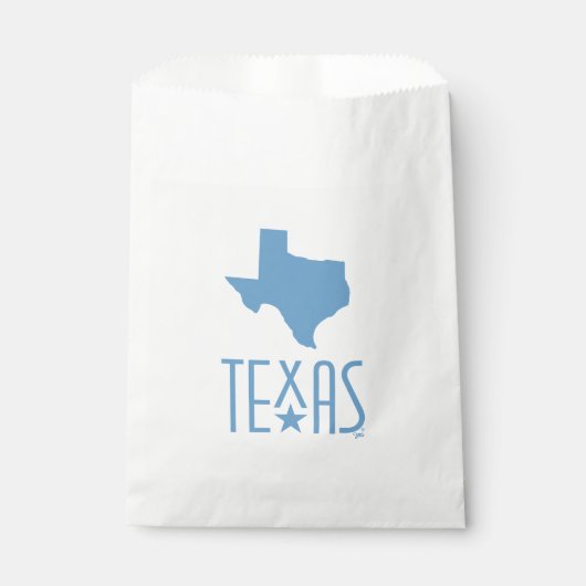 Symbolen van Texas, staat Texas, blauw Bedankzakje (Voorkant)