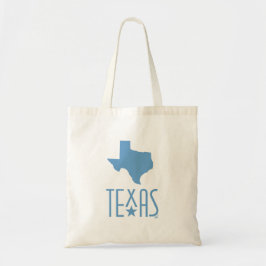 Symbolen van Texas, staat Texas, blauw Tote Bag