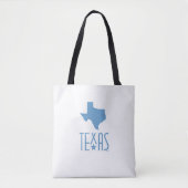 Symbolen van Texas, staat Texas, blauw Tote Bag (Voorkant)