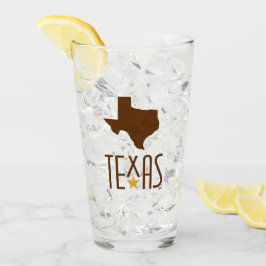 Symbolen van Texas, Staat Texas, bruin Glas