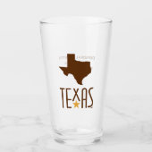 Symbolen van Texas, Staat Texas, bruin Glas (Voorkant)