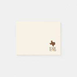 Symbolen van Texas, Staat Texas, bruin Post-it® Notes