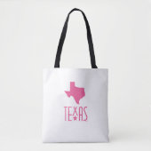 Symbolen van Texas, staat Texas, roze Tote Bag (Voorkant)
