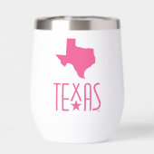 Symbolen van Texas, staat van Texas, roze (Achterkant)